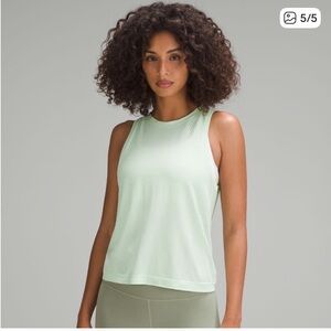 Lululemon Train To Be tank- light green